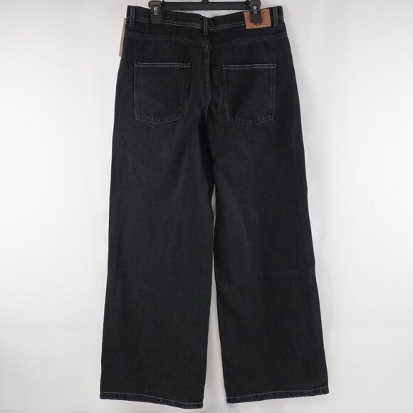 ba&sh Noel Straight Leg Denim Jeans in Carbon Black - Women's Size 40 (NWT) - Picture 2 of 15